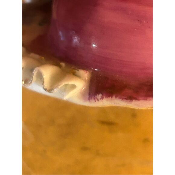 Vintage Porcelain Set Of Colonial Man & Woman Figurines 4.5” (5905) - Picture 8 of 10